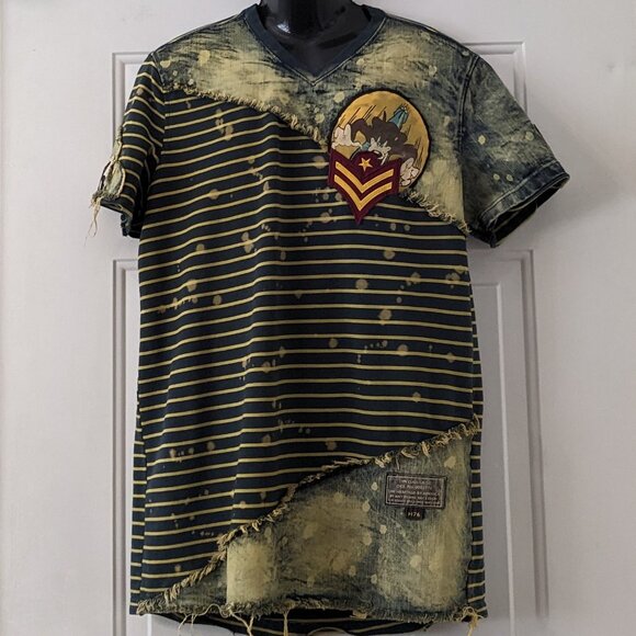 THE HERITAGE BY AMERICA 1776 Denim Distillery Men's Shirt Tye Dye Size XL Cotton - Picture 1 of 10